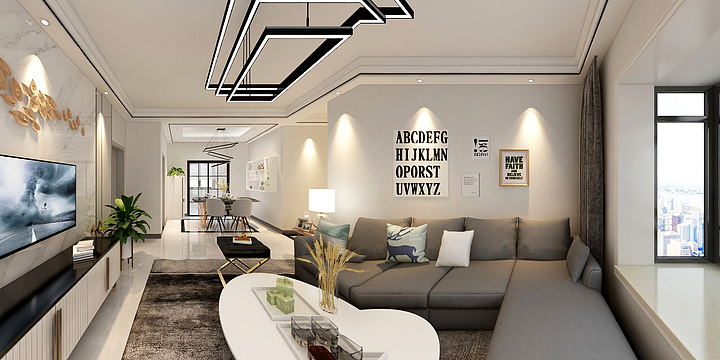 大成DESIGNER-天悦东都1、2-101平米，4-99.95平米（带赠送阳台）-装修设计方案