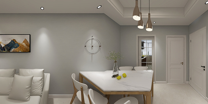 刘云飞-快搭智能设计50平方户型-装修设计方案