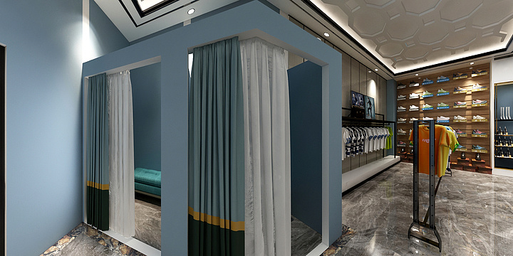 居安饰家装饰吴老师-水吧鞋店-装修设计方案