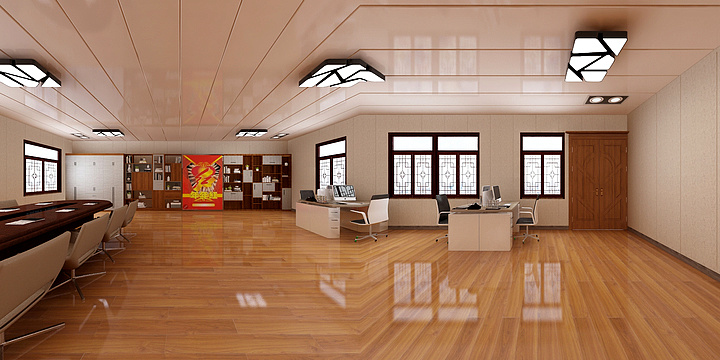 張峰铭-禹州亿鑫食品办公室-装修设计方案