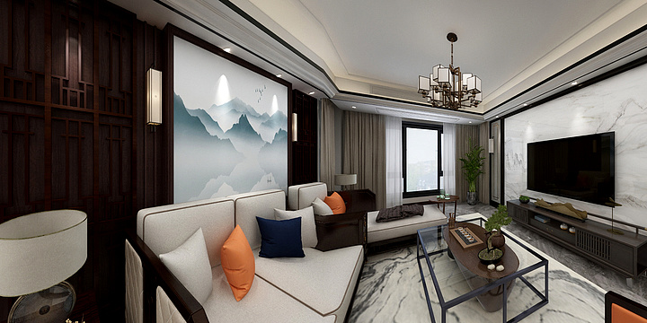 小刘i-新中式雅居-装修设计方案