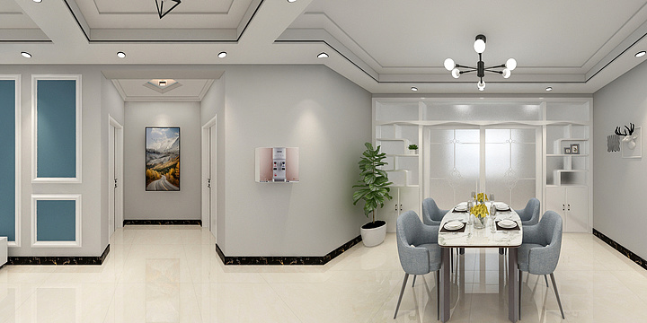 Z全案设计-锦绣百合园现代设计-装修设计方案