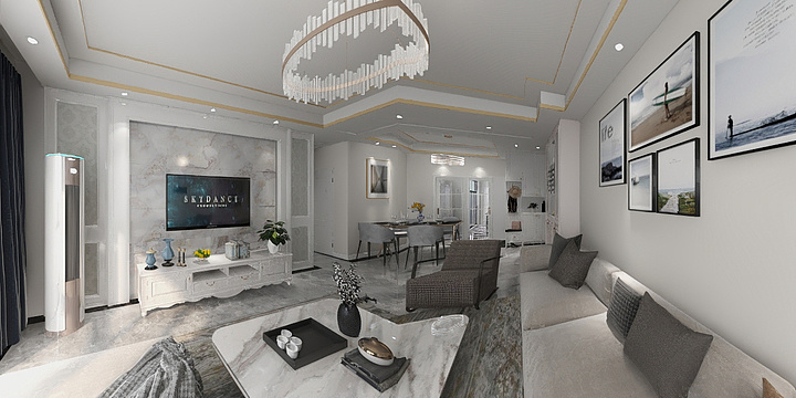 艺优装饰丨张波-上品国际2期-装修设计方案