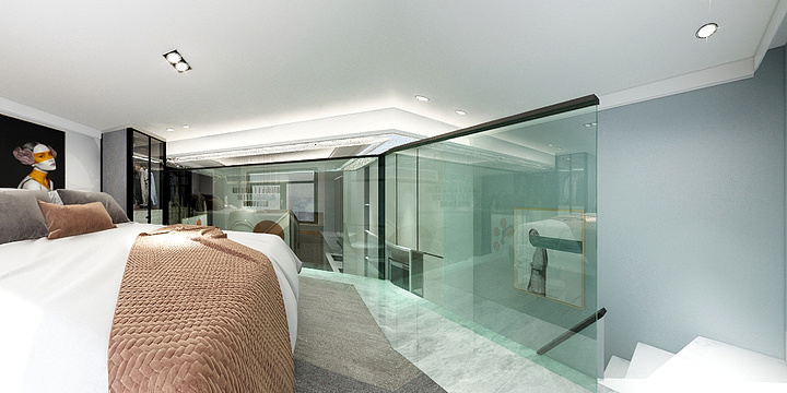 汤亚琼-公寓样板房设计-装修设计方案