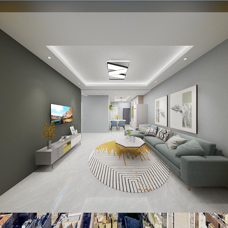 3DS光与影-长兴苑-装修设计方案