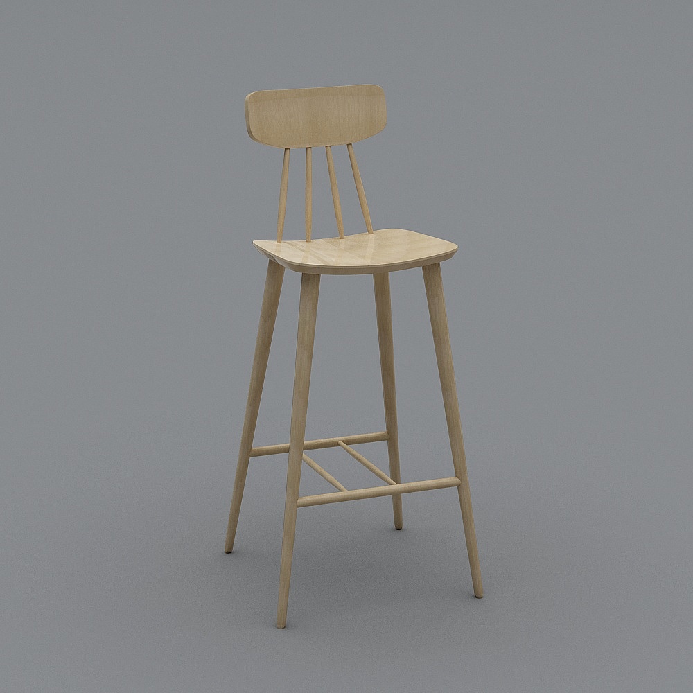 吧椅3D模型