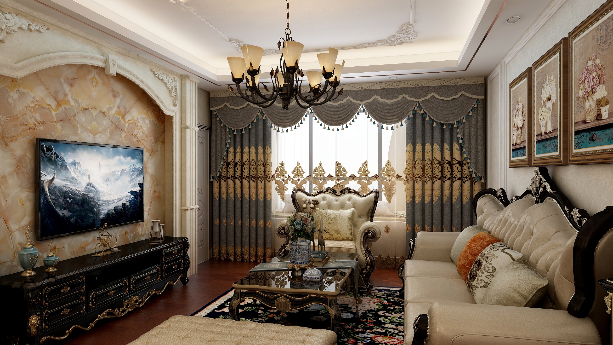 北方小镇丶-翡翠天骄 (1)-装修设计方案