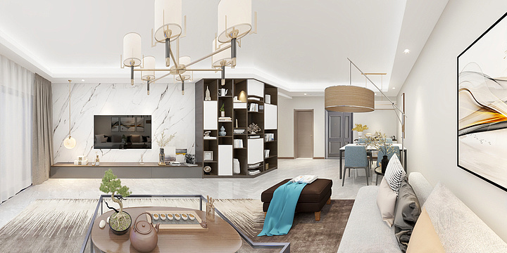 源墅美宅全案设计-金科公园王府2-装修设计方案