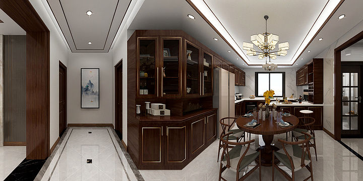 浮星沉月-香山和苑5#-新中式（西户）-装修设计方案