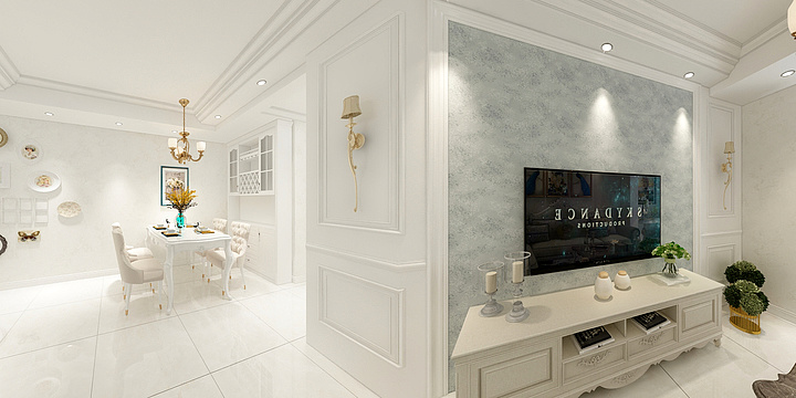 左佳装饰-联发3-16-1效果图-装修设计方案