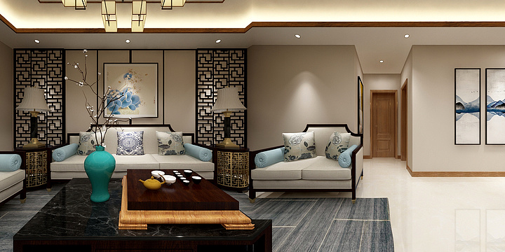 大道至简design-新中式风格-装修设计方案