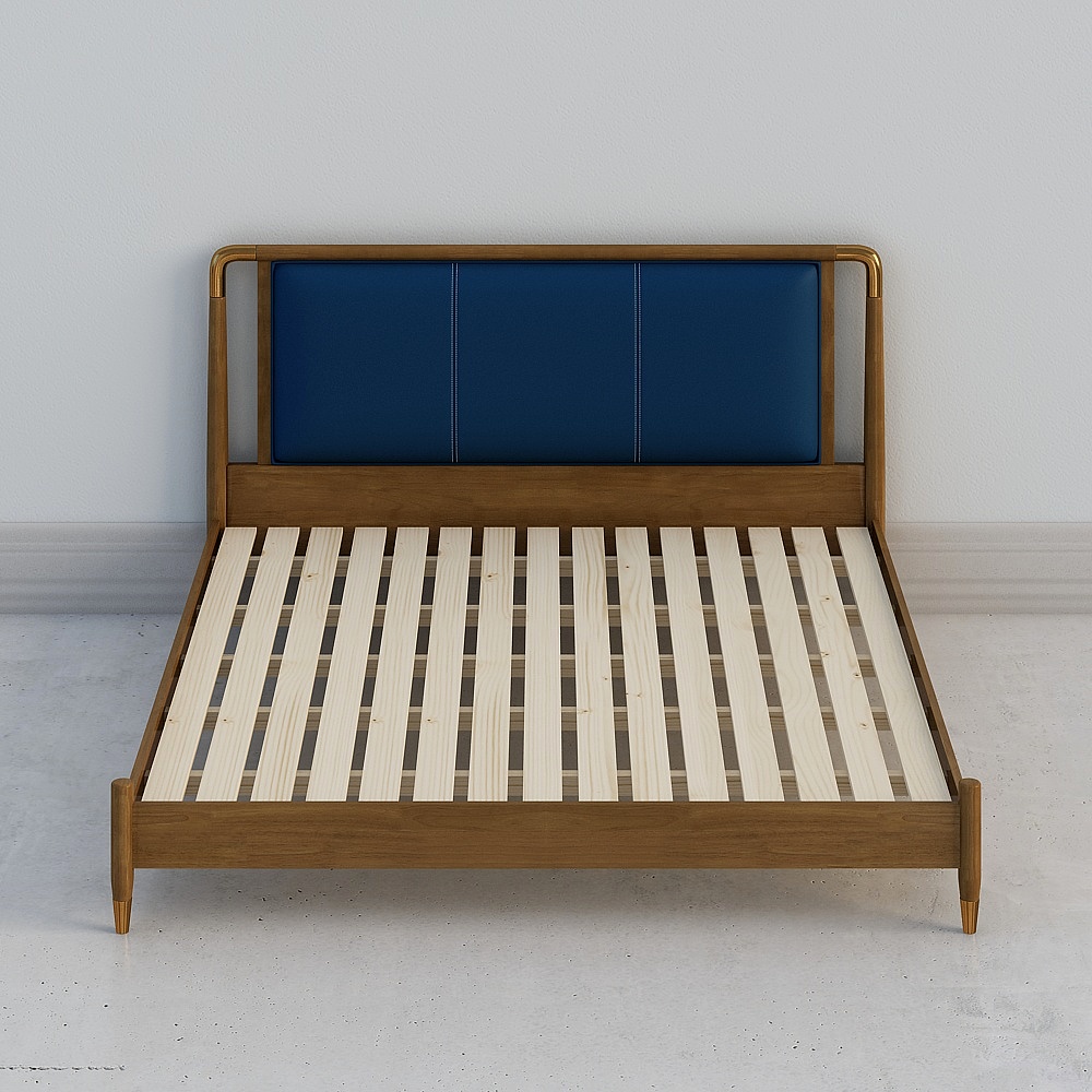 华松居-北欧08卧室-单床3D模型