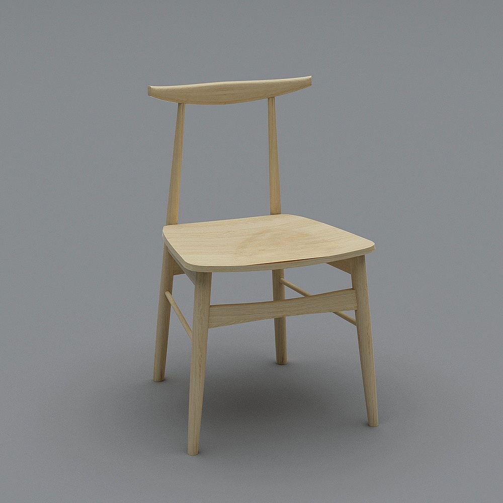 牛角椅3D模型