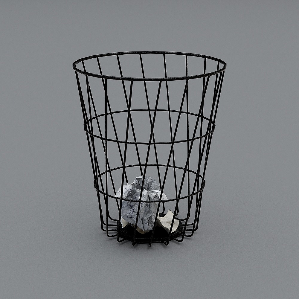 垃圾篓1.0-LY3D模型