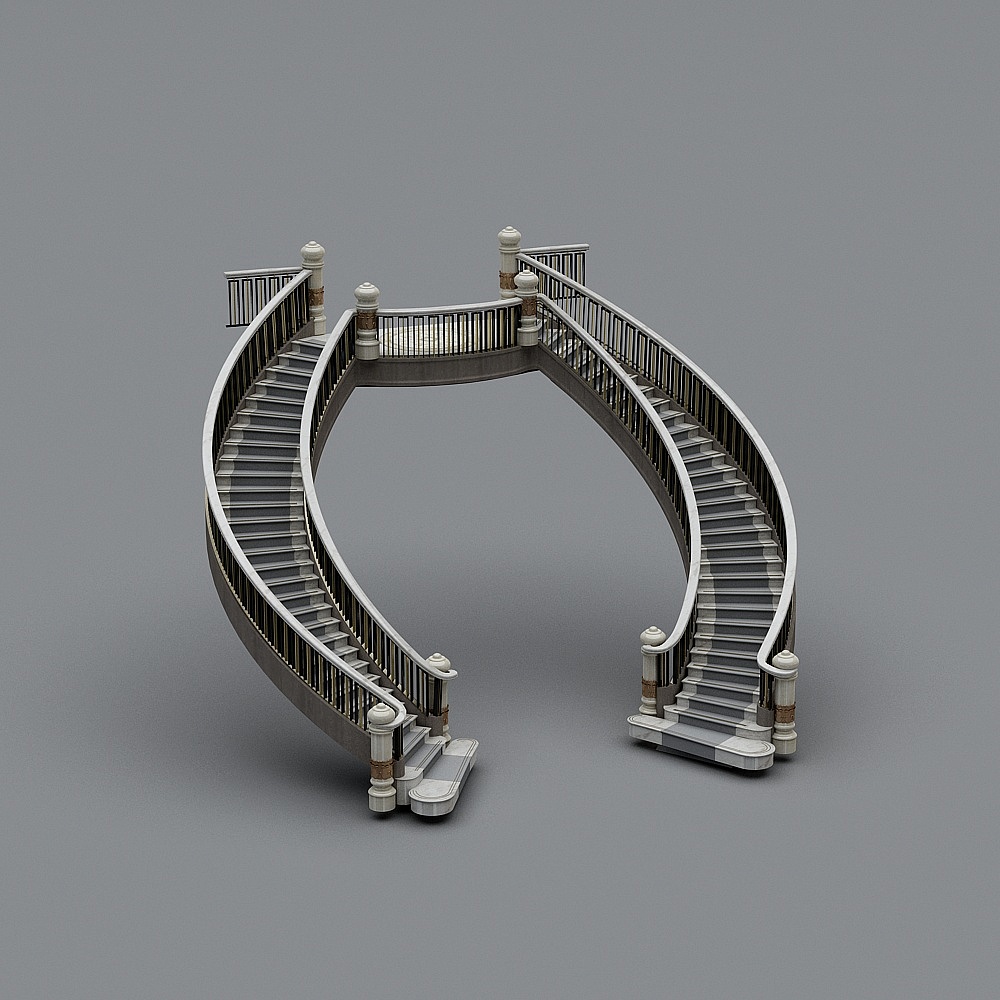 楼梯003XX2015(2)3D模型