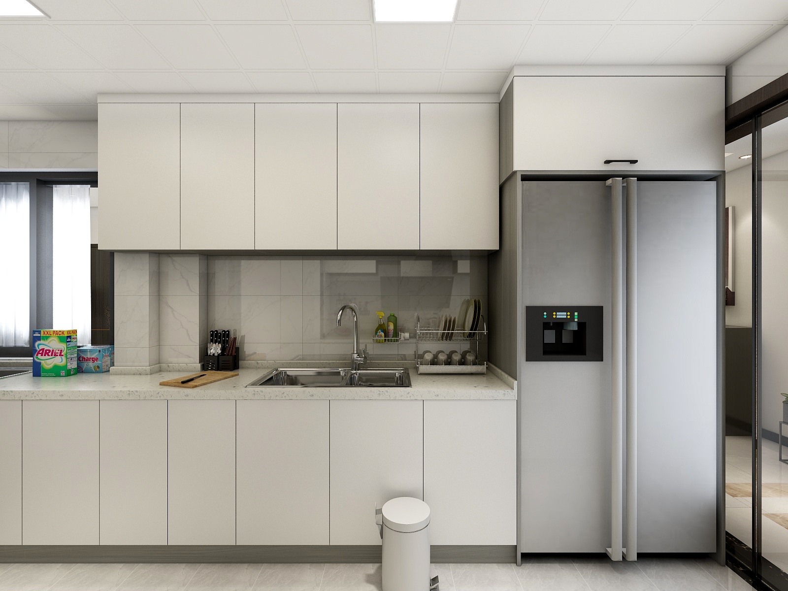 淡永明-东和春天-134m²装修效果图