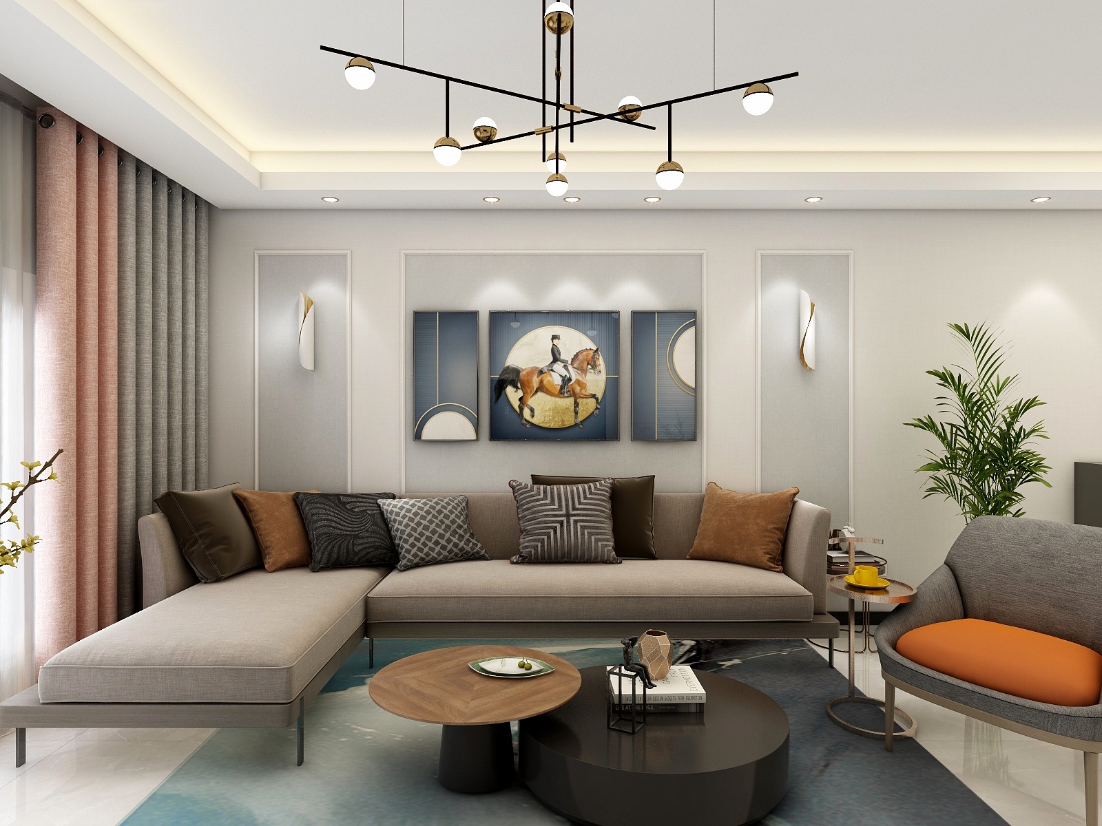 淡永明-东和春天-134m²装修效果图