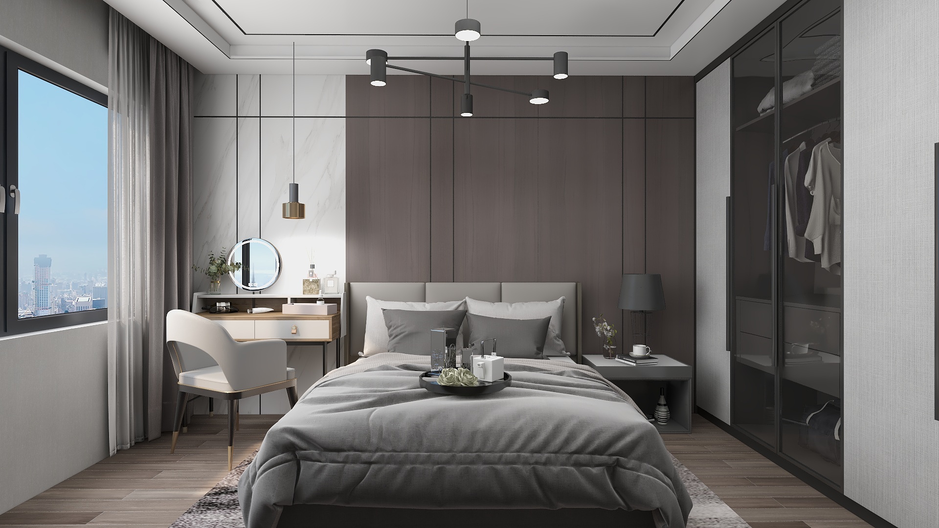 L李清雅-简约灰2-装修设计方案