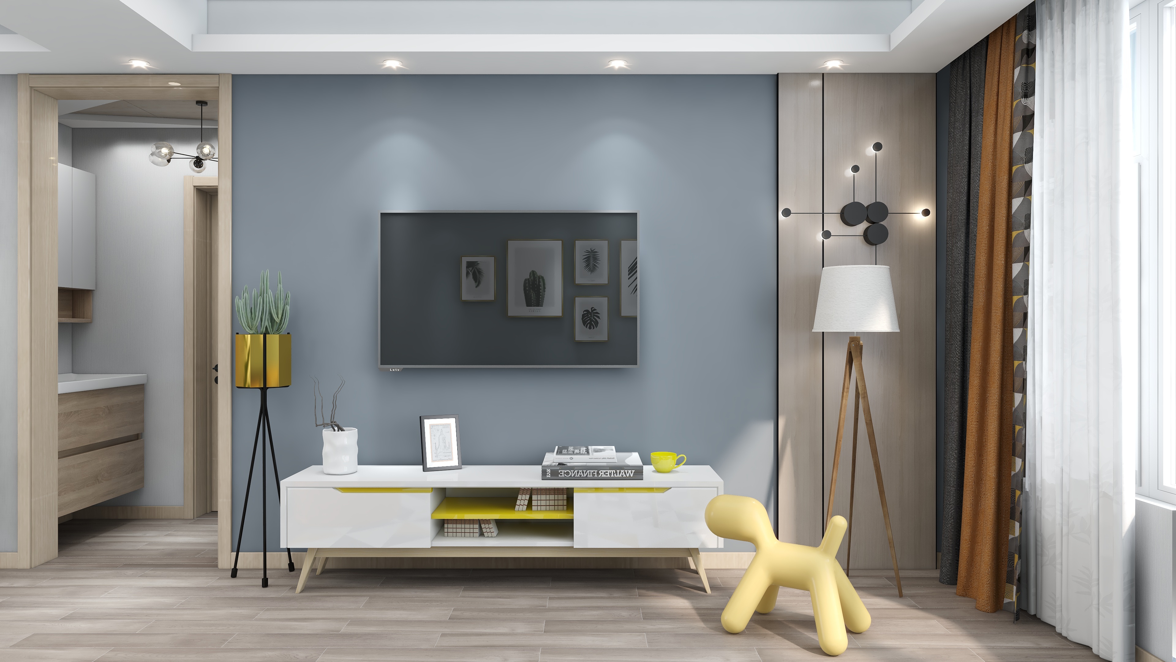 宝应-卞晶-北欧风--风雅-装修设计方案