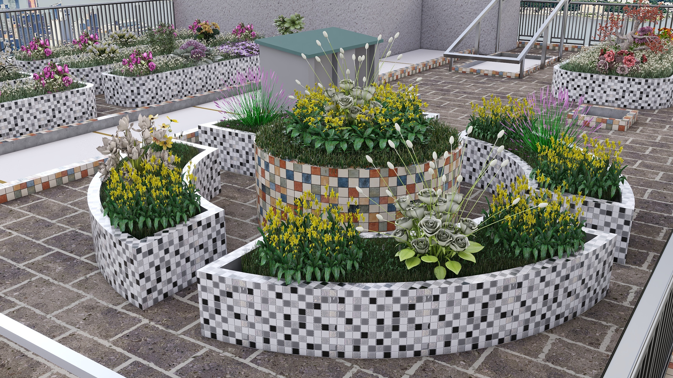 不屈的心-维也纳楼顶花坛-装修设计方案