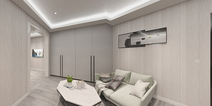 惊鸿设计-单人间-装修设计方案