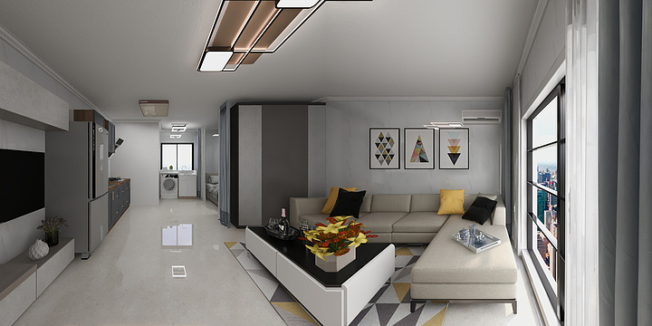 建发养云方案-金谷花园15栋一层装修方案-装修设计方案