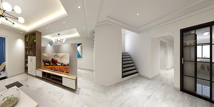 莆田拾光装饰有限公司-保利誉峰花园效果图房间效果图-装修设计方案