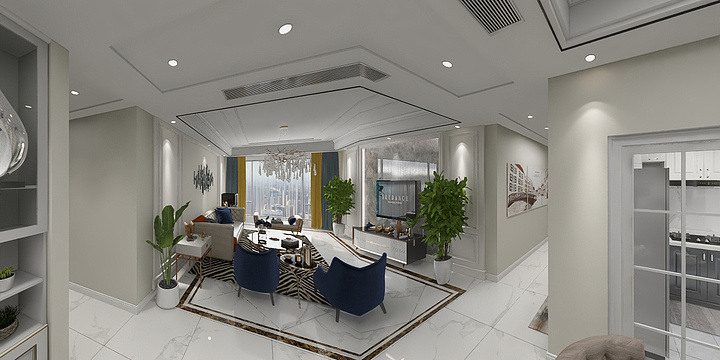 流泪的熊猫-简欧-装修设计方案