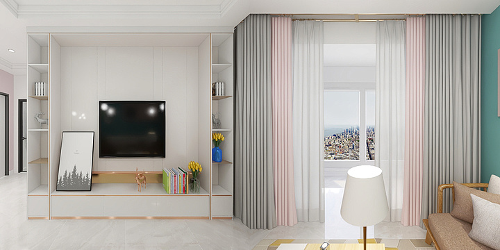 杨姗1818-帝品2居-装修设计方案