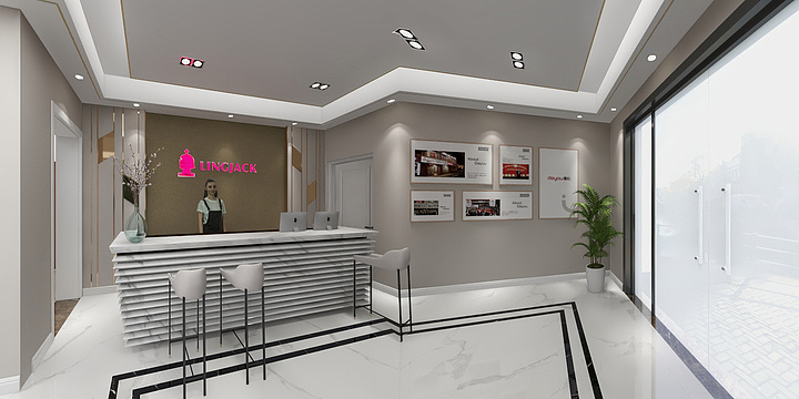 馨巢装饰CDKm-美容院-装修设计方案