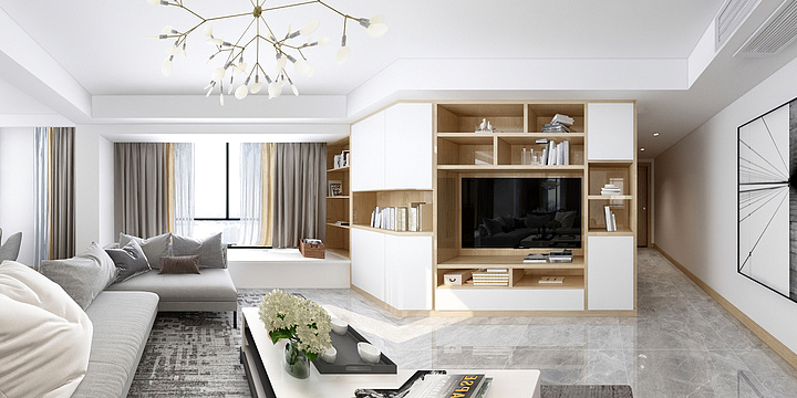 咸吃萝卜-滨沁公寓雅居-装修设计方案