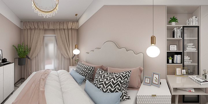 晓桥谈设计-碧桂园13-1204天誉效果图-装修设计方案