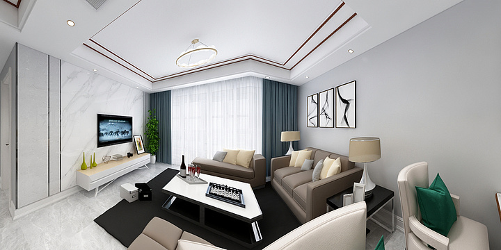 小墨WX-聚旺城市花园二期方案二-装修设计方案