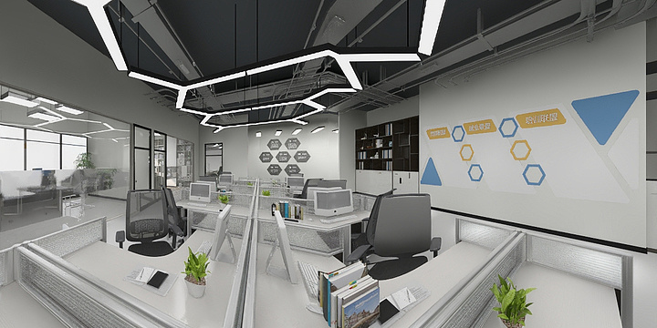 设计总监鱿鱼-智慧家园研发办公室-装修设计方案