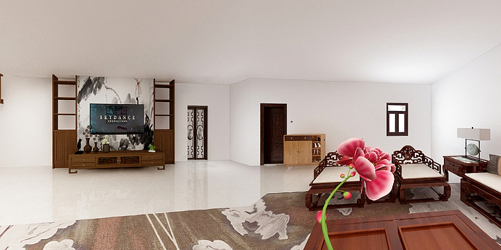 设计师sisilia-新丰村60号210㎡中式三楼-装修设计方案