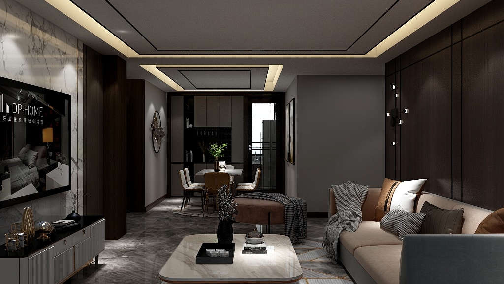 金瀚空间设计-潢川碧波府汤府装修效果图-副本-装修设计方案