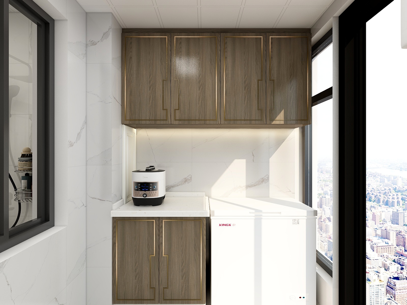 淘宝搜友诺设计-158方新中式六居装修效果图