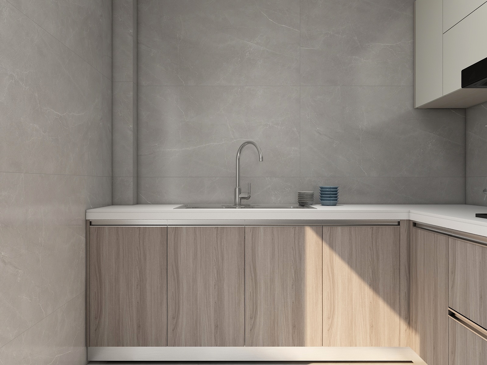 橙果-設计-自建房厨房效果图-装修设计方案