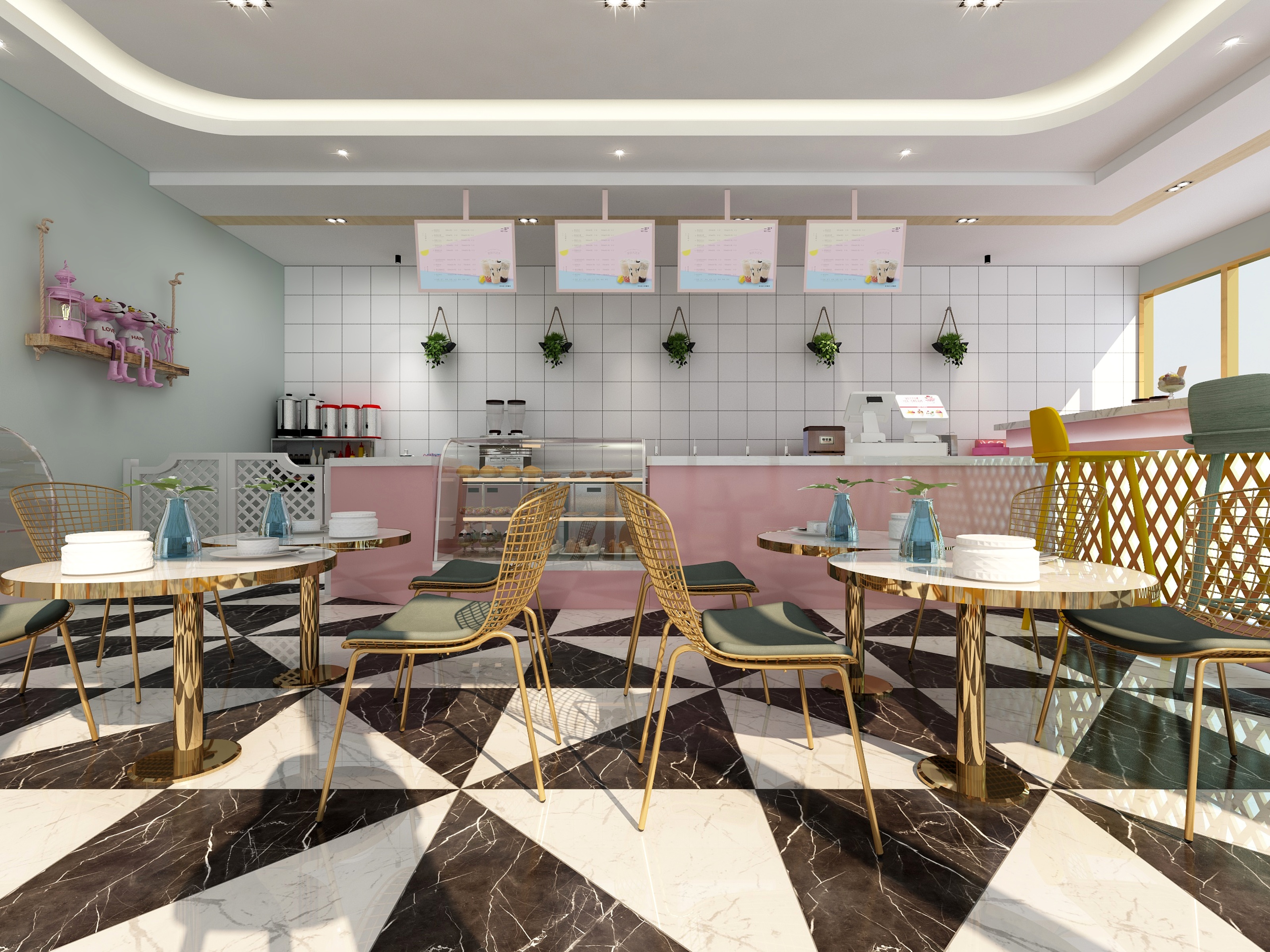 喻光梅-餐厅-装修设计方案