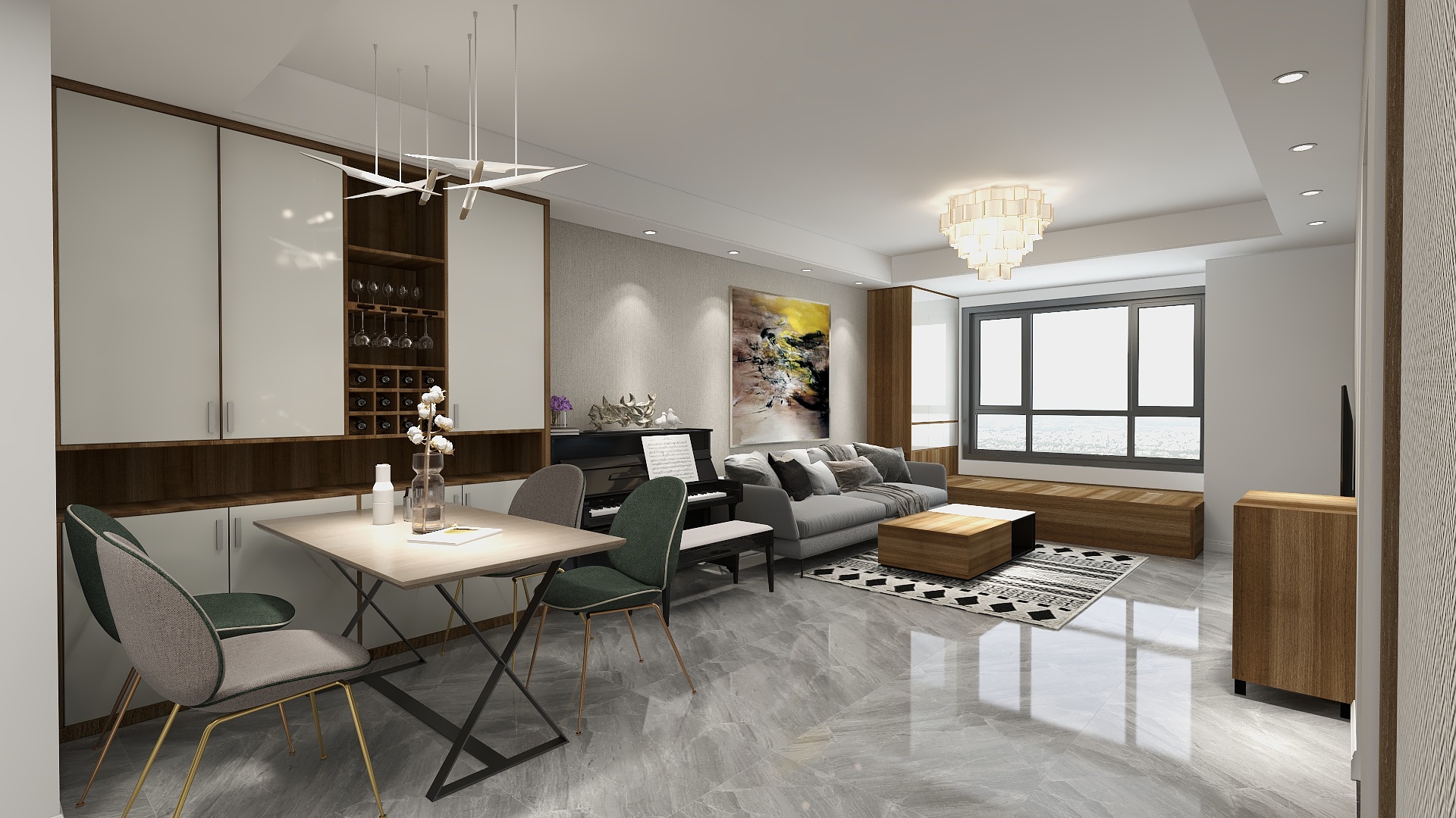 青_山-和悦华玺C户型-装修设计方案