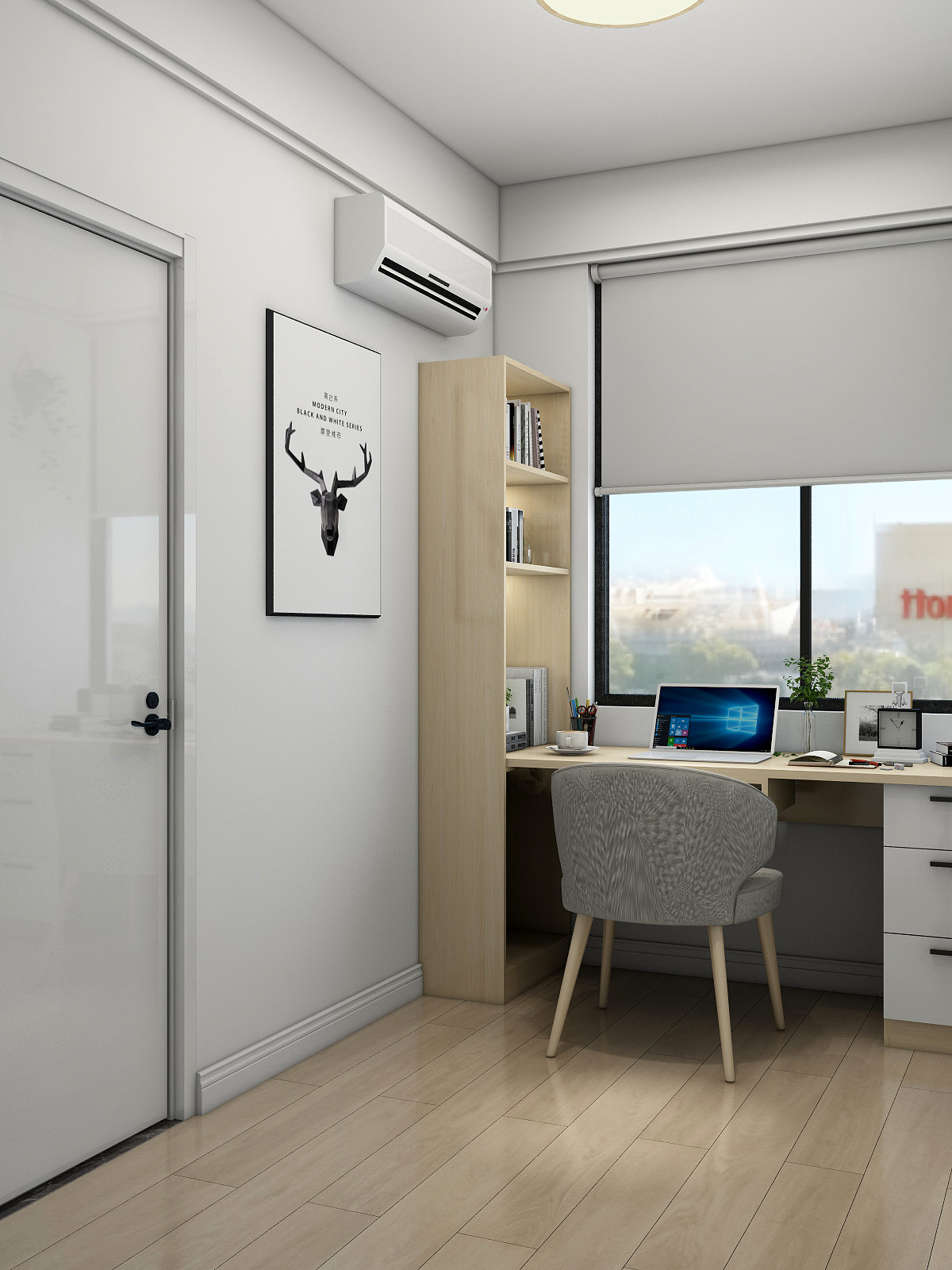 陈传奇-90方中锐星尚城三居装修效果图