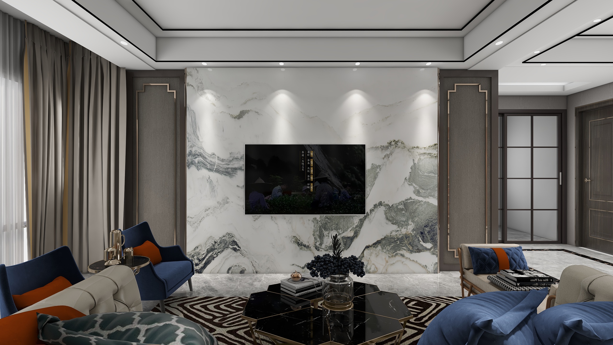 润阁全案设计-万达-装修设计方案