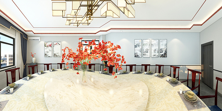 云境阿杜-张支书雅宅包间-装修设计方案