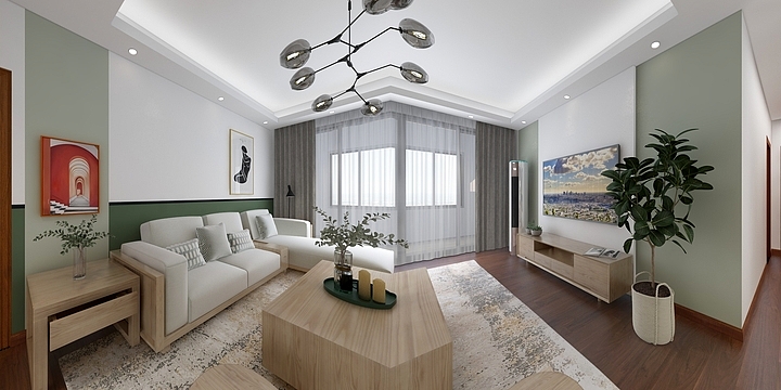 美屋BeXzHP-海玥名邸-120户型-北欧-副本-装修设计方案