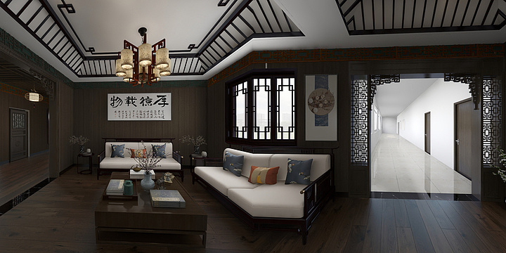 陈翔兀系原创-清华卫生院国医馆-装修设计方案