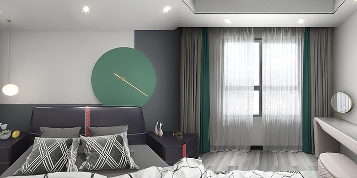 曰猫的汉子-新城尚府现代三居-装修设计方案