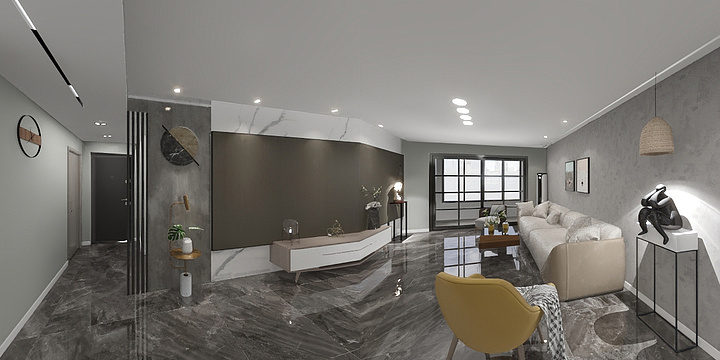 济南聚铭宅装饰-吴家堡-装修设计方案