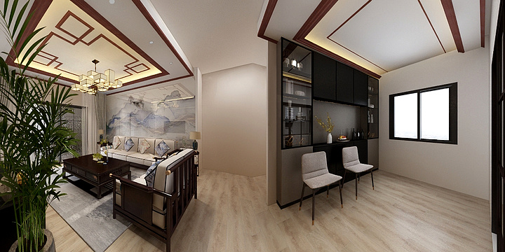 郑店德利装饰8949WX-郑店陵南新城——新中式-装修设计方案