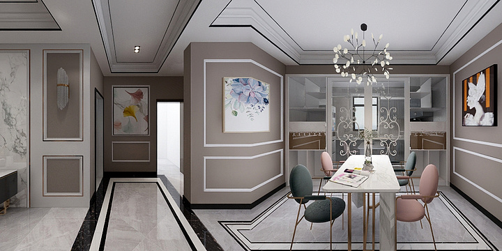 肖莹设计-永旺城3期3单元西户-装修设计方案