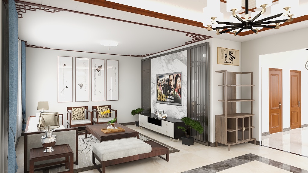 愿流光随你-安城装饰一层-装修设计方案